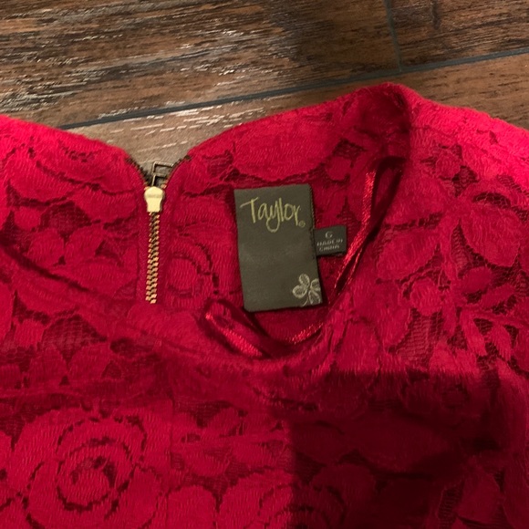 New Red Lace Dress - Picture 2 of 3